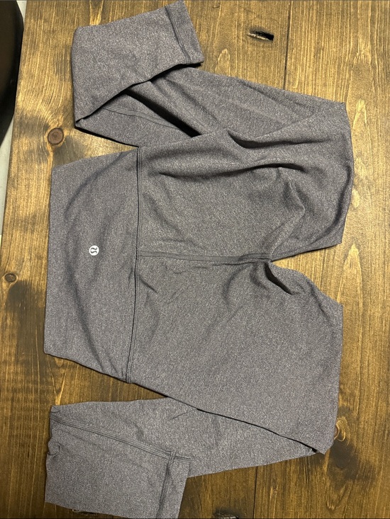 lululemon athletica Pants - lululemon Align High Rise Heathered Slate Gray Leggings